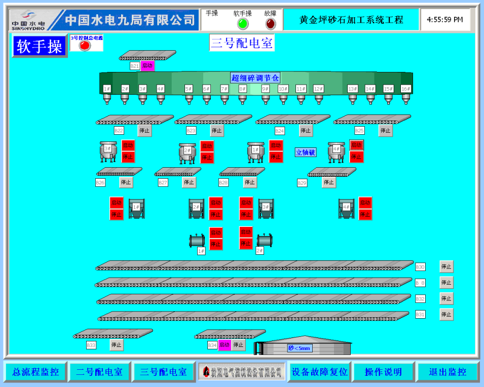 砂石加工电控系统